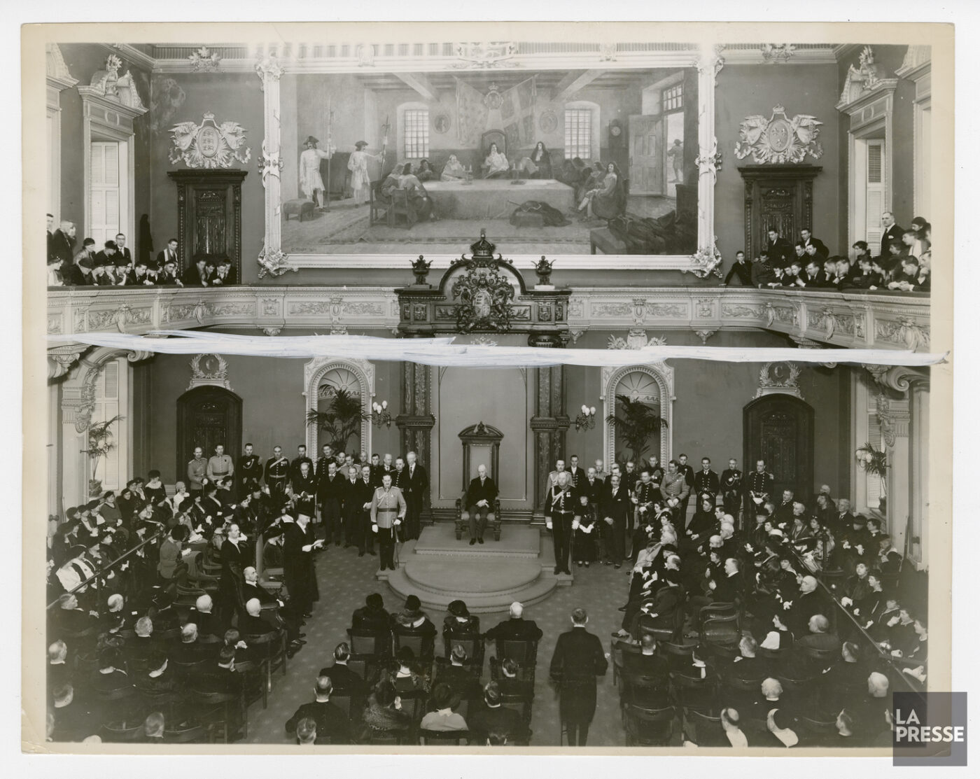 4 Ouverture Du Parlement 193 Banq Fonds La Presse 06m P833 S3 D0742 0017 1